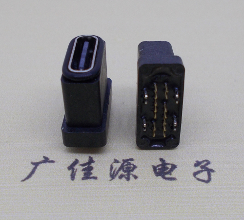 广东type-c14p防水母座,立插接口