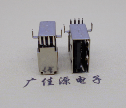 广东USB侧插14.2防火 USB侧插沉板1..6mm直边反向胶芯 