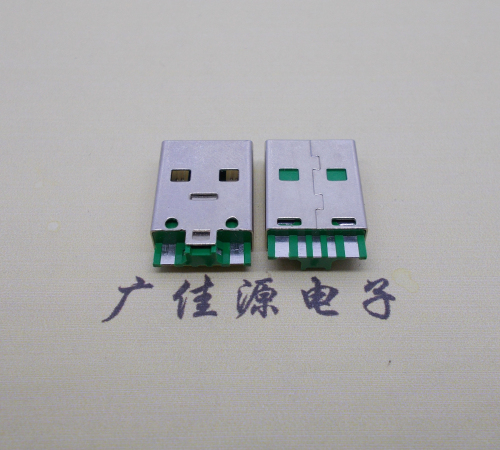 广东usb5a公头.5p焊线带ic.大电流oppo闪充