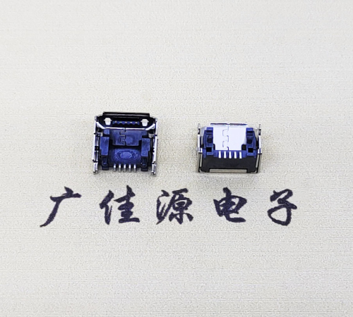 广东MICRO USB5pin加高母座 垫高1.55/2.5/3.04/4.45尺寸接口